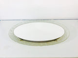 Round Acrylic Illuminated Mirror from Hillebrand Lighting, 1970s