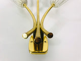 Pair of Brass Wall Lamps by Emil Stejnar for Rupert Nikoll, Austria, 1960s