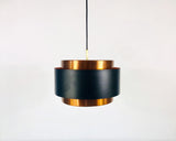 Fog & Morup Saturno Copper Hanging Lamp, Denmark, 1960s