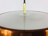 Fog & Morup Saturno Copper Hanging Lamp, Denmark, 1960s