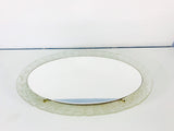 Round Acrylic Illuminated Mirror from Hillebrand Lighting, 1970s