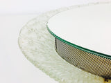 Round Acrylic Illuminated Mirror from Hillebrand Lighting, 1970s
