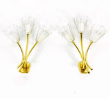 Pair of Brass Wall Lamps by Emil Stejnar for Rupert Nikoll, Austria, 1960s