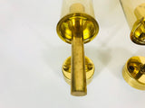 Pair of Brass Wall Lamps by Hans-Agne Jakobsson for AB Markaryd, Sweden, 1960s