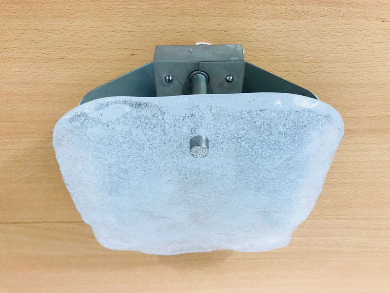 White Murano Glass Wall Lamp by Kalmar Franken, Austria, 1960s