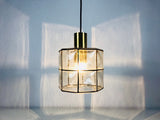Mid Century Pendant Lamp by Glashütte Limburg, Germany, 1960s