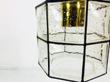 Mid Century Pendant Lamp by Glashütte Limburg, Germany, 1960s