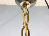 Italian Mid Century Glass Pendant Lamp by Veca, Italy, 1960s