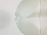 Peill and Putzler Space Age White Glass Pendant Lamp, Germany 1970s