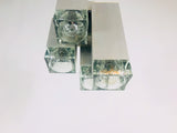 Chrome Italian Flush Mount by Sciolari, Italy, 1960s