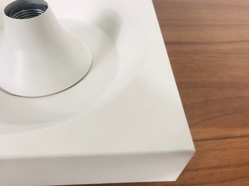 Square Metal Flush Mount by Klaus Hempel for Kaiser, Germany 1970s