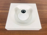 Square Metal Flush Mount by Klaus Hempel for Kaiser, Germany 1970s