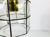 Mid Century Pendant Lamp by Glashütte Limburg, Germany, 1960s
