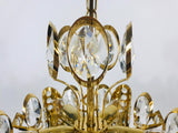 Elegant Brass Chandelier by Palwa, Germany 1960s