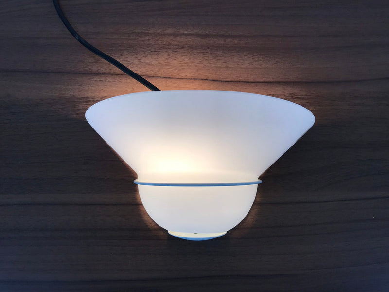 Beautiful Metal and Murano Glass Wall Lamp from Vetri d‘Arte, Italy, 1970s