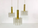 Midcentury Modern Cascade Pendant Lamp by Doria, Germany, 1960s
