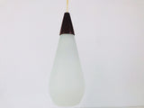 Mid-Century Modern Danish Teak Hanging Lamp, Denmark, 1960s