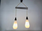 Mid-Century Modern Danish Teak Hanging Lamp, Denmark, 1960s