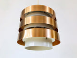 Danish Copper Hanging Lamp, 1960s