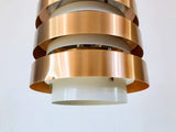 Danish Copper Hanging Lamp, 1960s