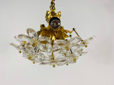 Elegant Brass Chandelier by Palwa, Germany, 1960s