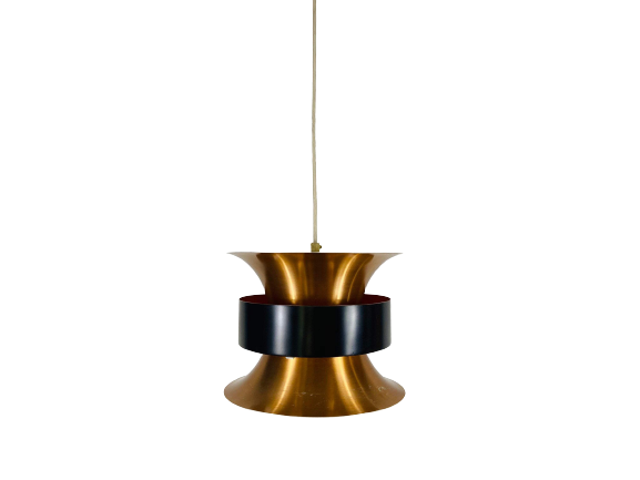 Danish Copper Hanging Lamp, 1960s