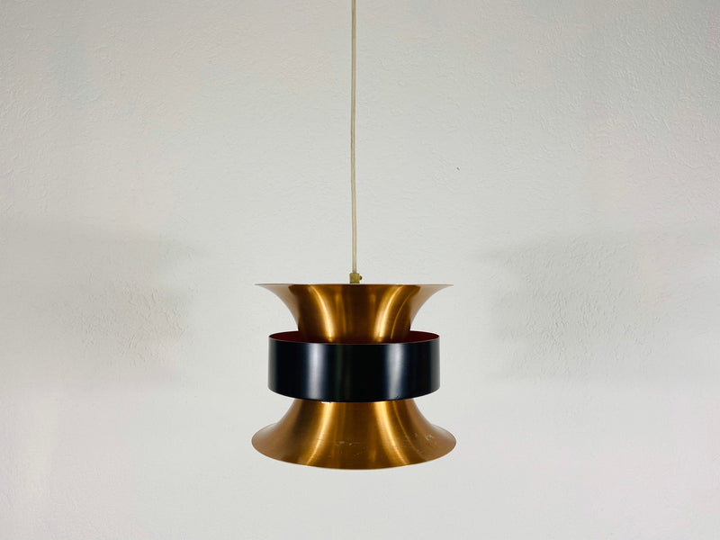 Danish Copper Hanging Lamp, 1960s
