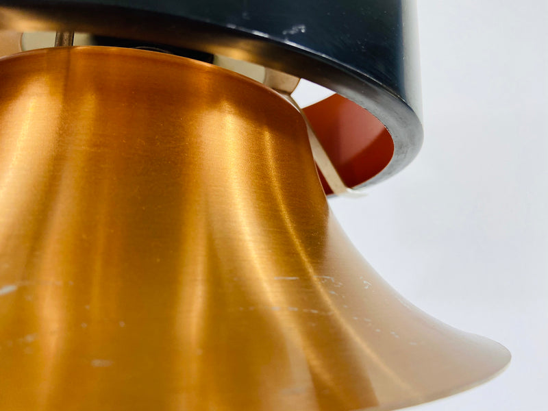 Danish Copper Hanging Lamp, 1960s
