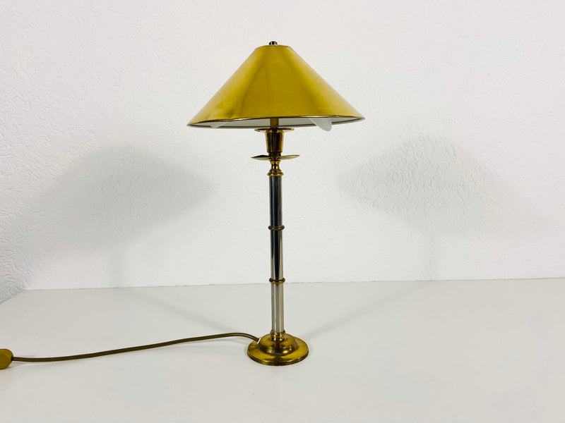 Brass Table Lamp by WKR, Germany, 1960s