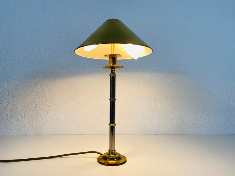 Brass Table Lamp by WKR, Germany, 1960s