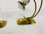 Pair of 2 Beautiful Brass Table Lamps, Germany 1960s