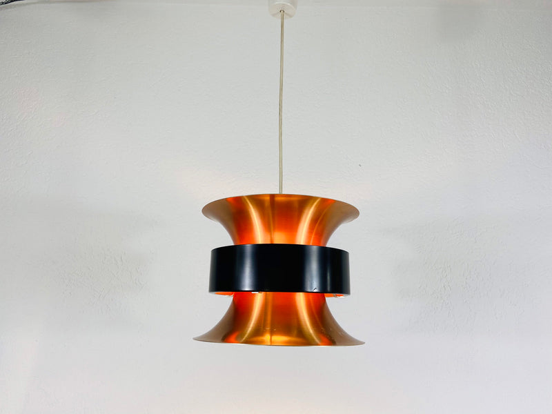 Danish Copper Hanging Lamp, 1960s