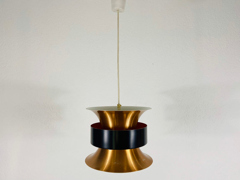 Danish Copper Hanging Lamp, 1960s