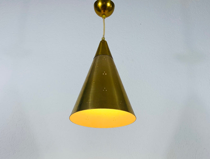 Very Elegant Italian Brass Pendant Lamp, Italy, 1960s