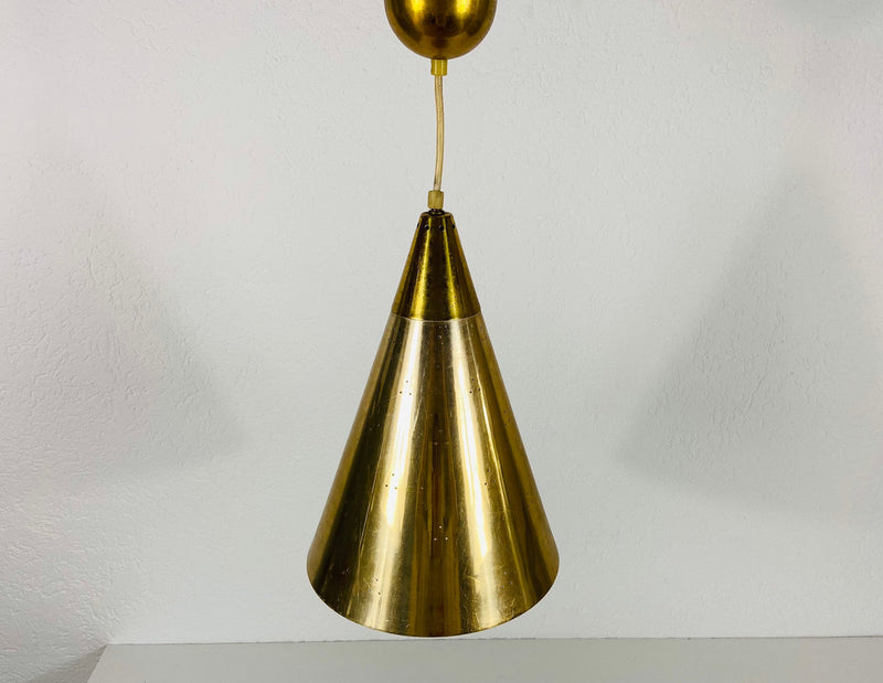 Very Elegant Italian Brass Pendant Lamp, Italy, 1960s