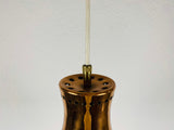 Midcentury Rare Copper Pendant Lamp by Vereinigte Werkstätte, 1960s