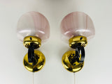 Pair of 2 Opaque Glass Sconces by Peill & Putzler, 1970s, Germany