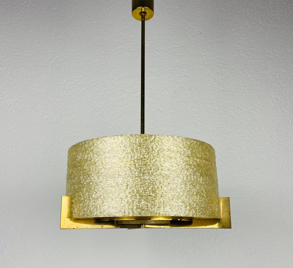 Extraordinary Midcentury Brass Chandelier by Kaiser, Germany, 1960s