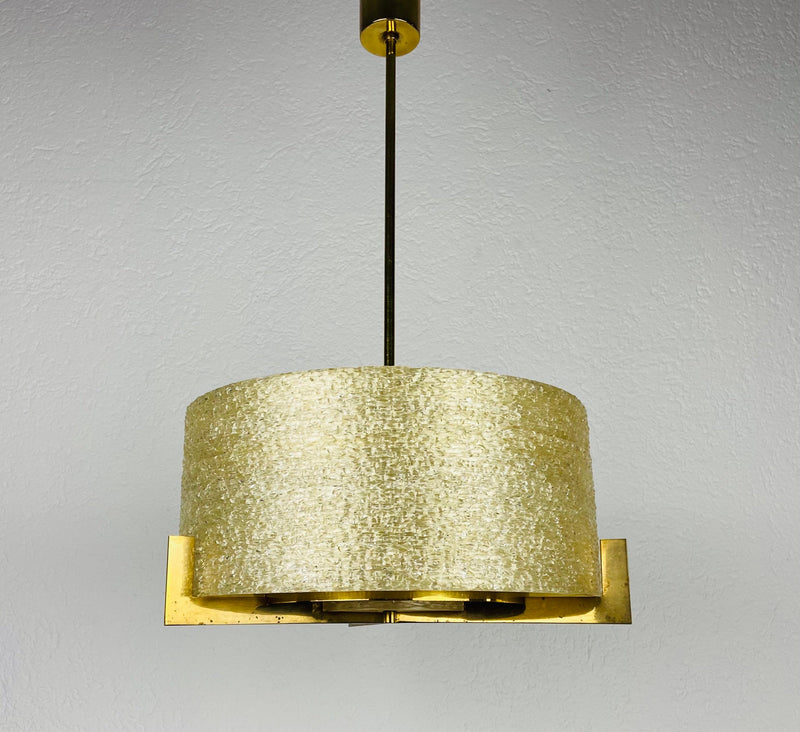 Extraordinary Midcentury Brass Chandelier by Kaiser, Germany, 1960s