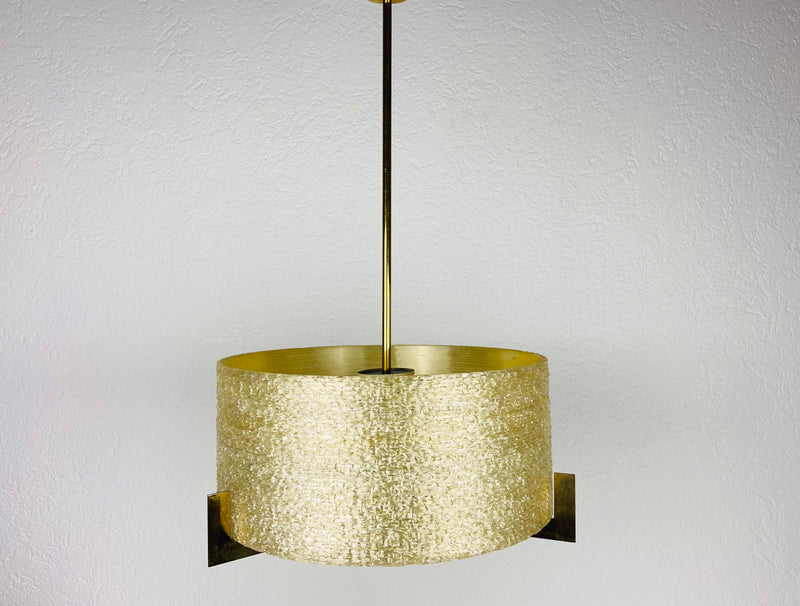 Extraordinary Midcentury Brass Chandelier by Kaiser, Germany, 1960s
