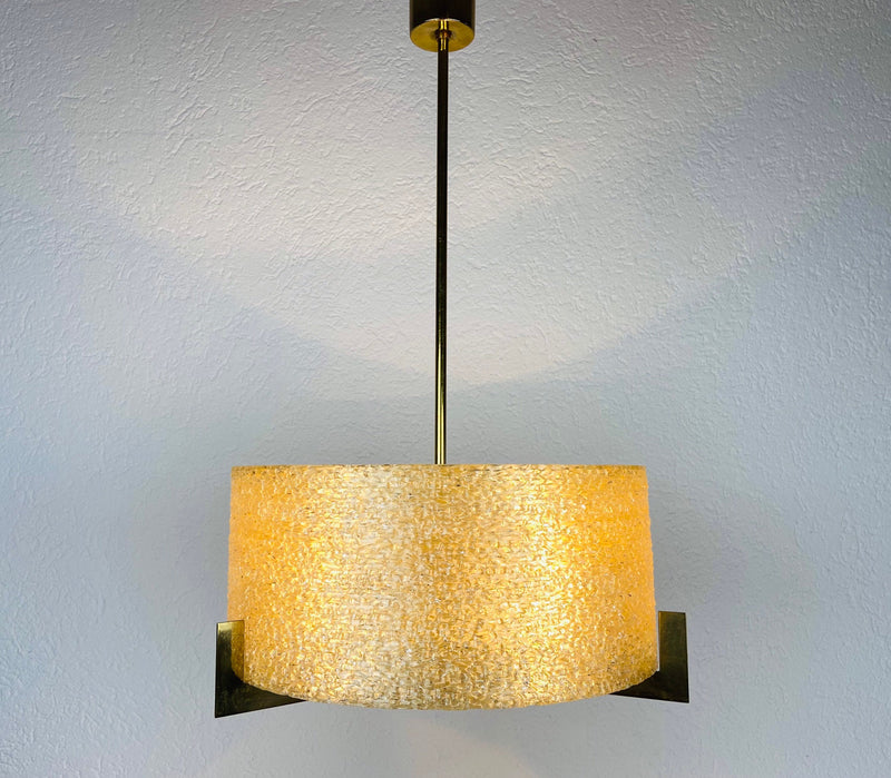 Extraordinary Midcentury Brass Chandelier by Kaiser, Germany, 1960s