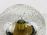 Hillebrand Brass and Glass Flush Mount, 1960s, Germany