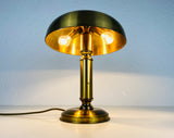 1 of 2 Midcentury Full Brass Table Lamps, 1960s, Germany